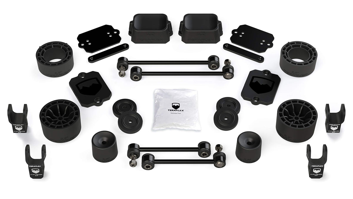 TERAFLEX 1365305 TeraFlex JL 2DR 2.5" Spacer Lift w/shock extensions (Sport/Sahara)