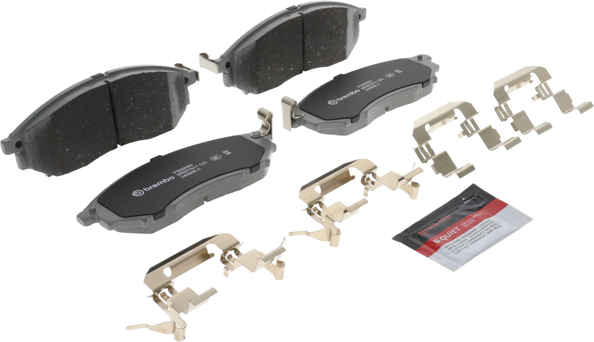 BREMBO P56058N Brembo P56058N Premium Ceramic Front Disc Brake Pad Set INFINITI/MITSUBISHI/NISSAN/RENAULT/SAMSUNG OE# D1060EJ2CA