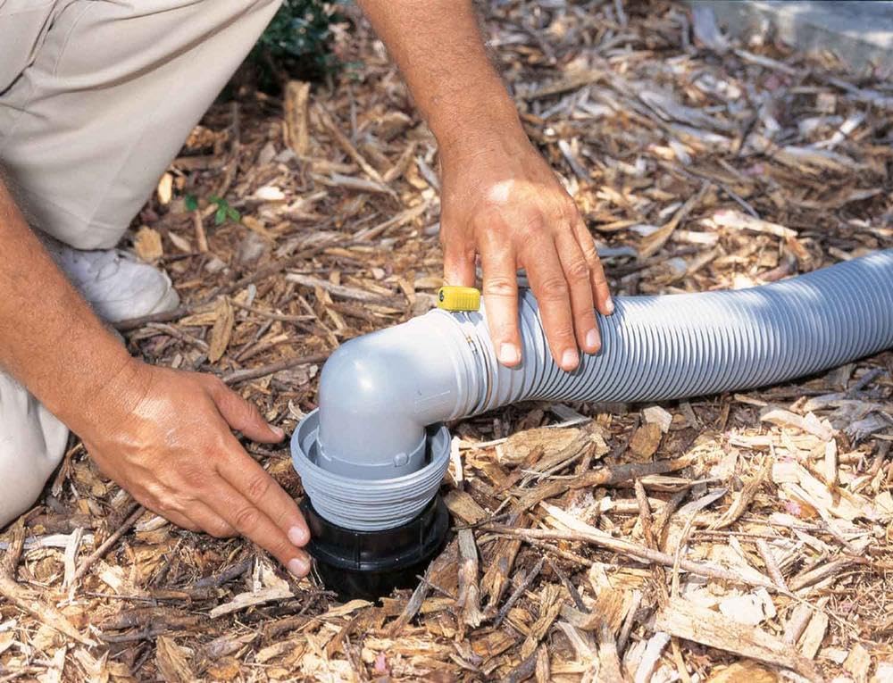 CAMCO 39144 Camco RV Easy Slip Elbow and 4-1 Adapter | Features a Larger Inside Diameter for Faster Dumping and Adapter Fits 3-Inch Slip or 3-Inch,3.5-Inch and 4-Inch Threaded Pipe (39144)