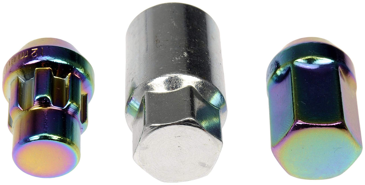 Dorman 713-375G Rainbow/Neo-Chrome Acorn Wheel Nut Lock Set