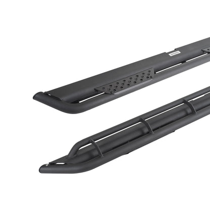 GO RHINO FSDT4516T Go Rhino Dominator Xtreme DT Side Steps & Frame Mounting Brackets | Mild Steel, Textured Black | FSDT4516T | Fits 2020-2024 Jeep Gladiator JT, 4-Door