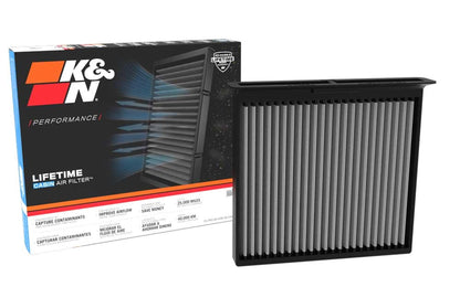 K&N VF2084 LIFETIME Cabin Air Filter: Washable, Clean Air