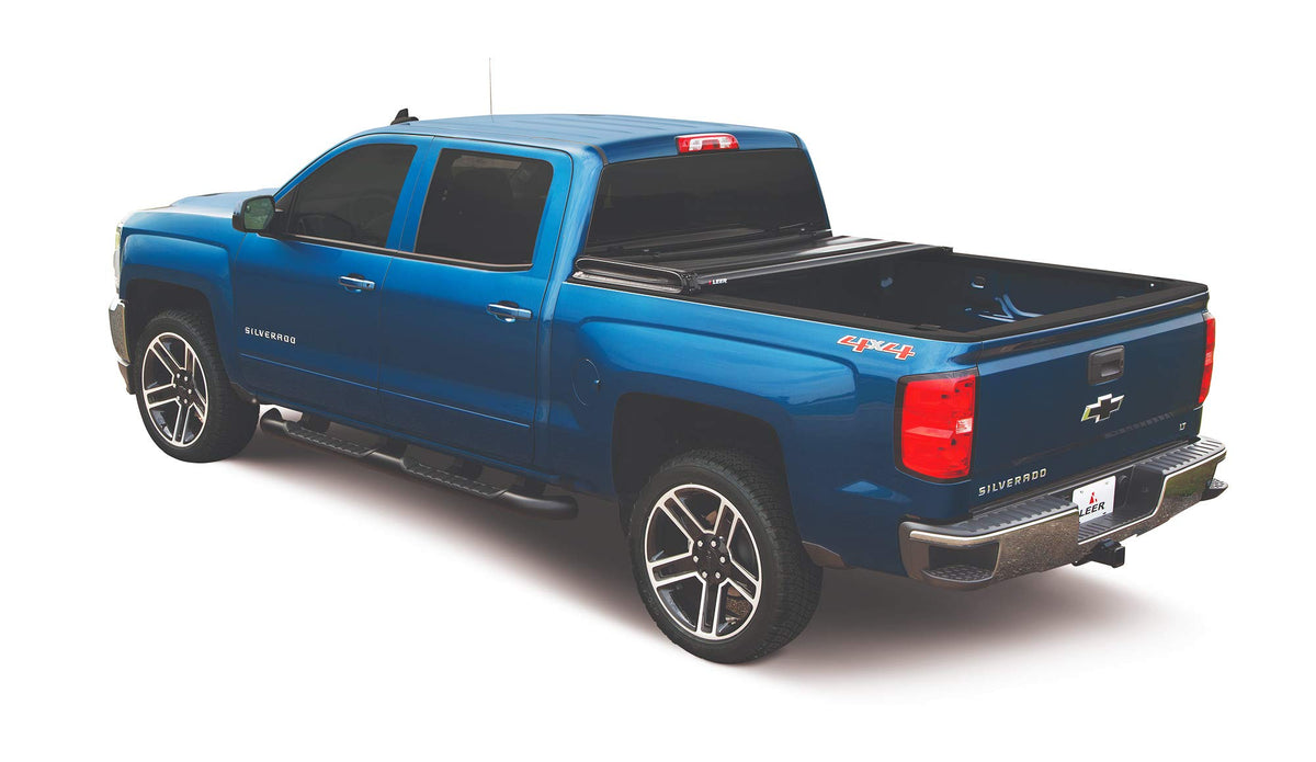 LEER 630102 LEER Latitude | Fits 2013-2021 Nissan Frontier with 5 FT Bed with or w/o Track | Easy Install, Soft Tri-Fold Truck Bed Tonneau Cover (with or w/o Track)