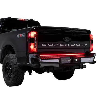 Putco 9201960-32 Putco 60" Blade LED Tailgate Light Bar Red/Amber/White LEDs & Plug-N-Play Quick Connect Harness - Fits Ford F250 / F350 / F450 2023-2027 w/Halogen Tail Lights