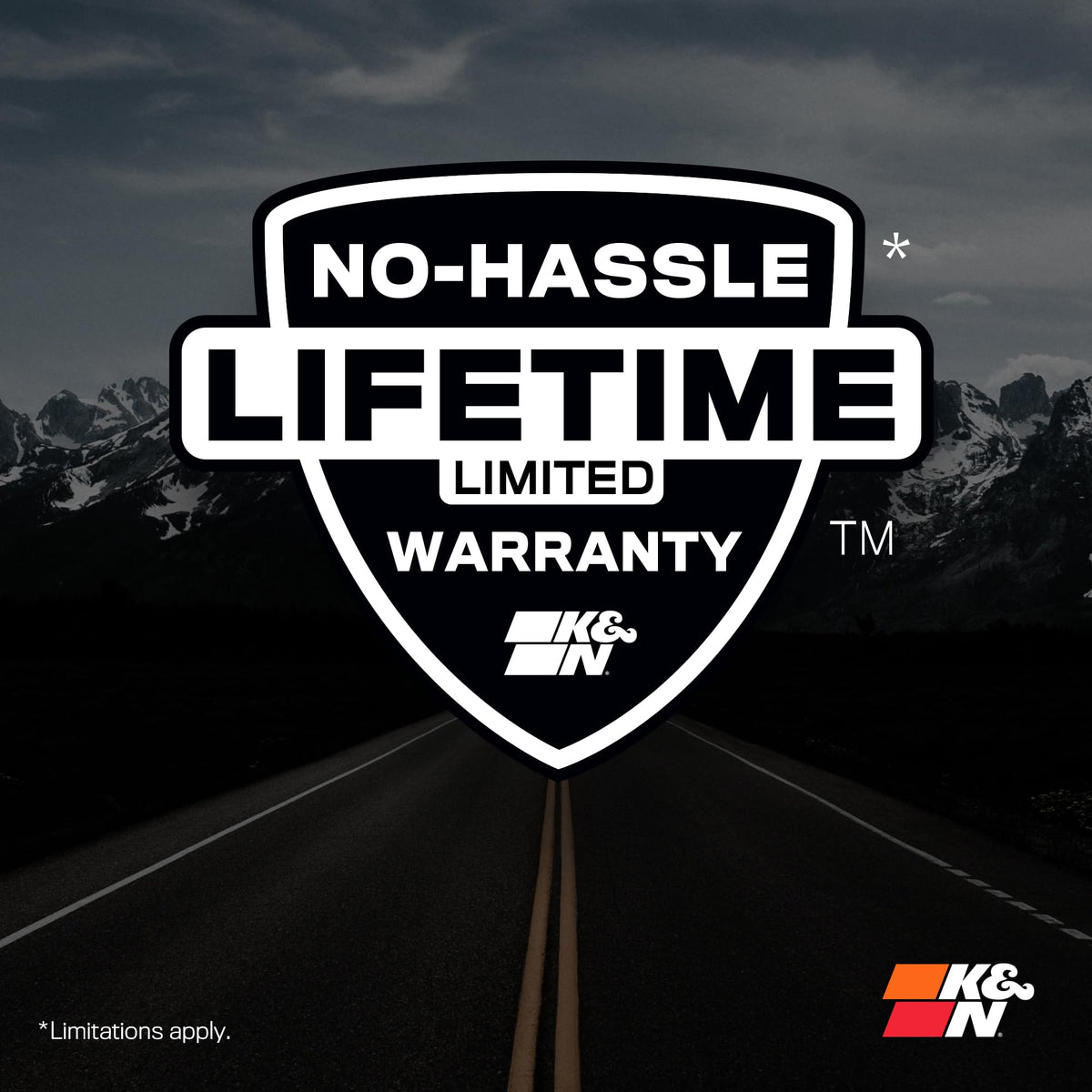 K&N FILTER CM-9910 K&N Engine Air Filter: High Performance, Powersport Air Filter, CM-9910