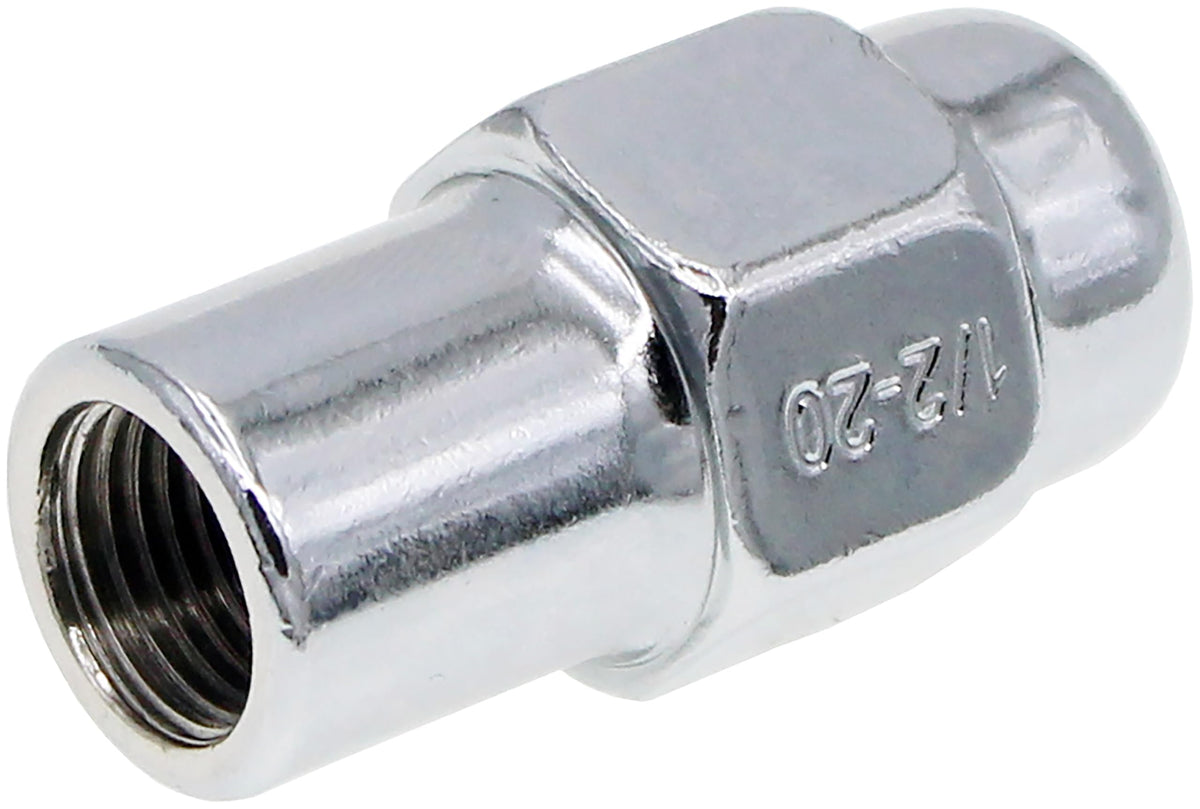 Dorman 711-208 Wheel Nut Chrome Std. Mag 2-Pc 1/2-20, 4 Pack