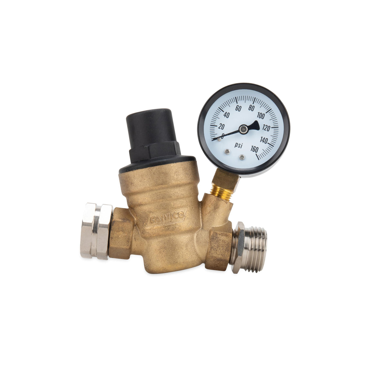 CAMCO 40058 Camco Adjustable RV Water Pressure Regulator - Lead-Free Brass