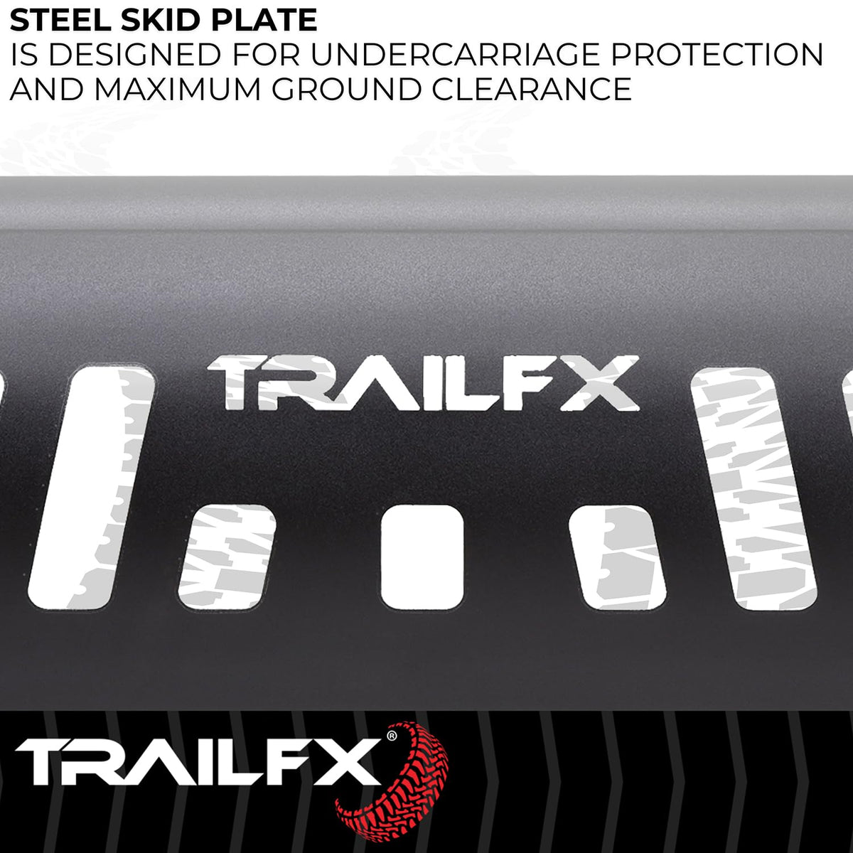 TRAILFX B0045T TrailFX Bull Bar Fits 2024-2025 Toyota Tacoma 3-Inch Diameter Titanium Black Powder Coated Steel with Skid Plate Optional Lighting Mounts Bolt On Installation TrailFX B0045T