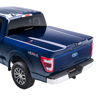 RealTruck UC2208L-M7 RealTruck UnderCover Elite LX One-Piece Truck Bed Tonneau Cover – UC2208L-M7 – Fits 2021 - 2025 Ford F-150 (M7 - Carbonized Gray) 5' 7" Bed (67.1")