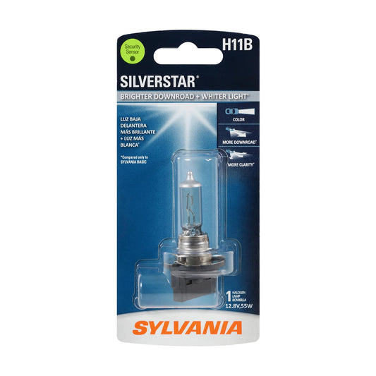 SYLVANIA H11BST.BP SYLVANIA H11B SilverStar Halogen Headlight Bulb, High or Low Beam, 1 Bulb