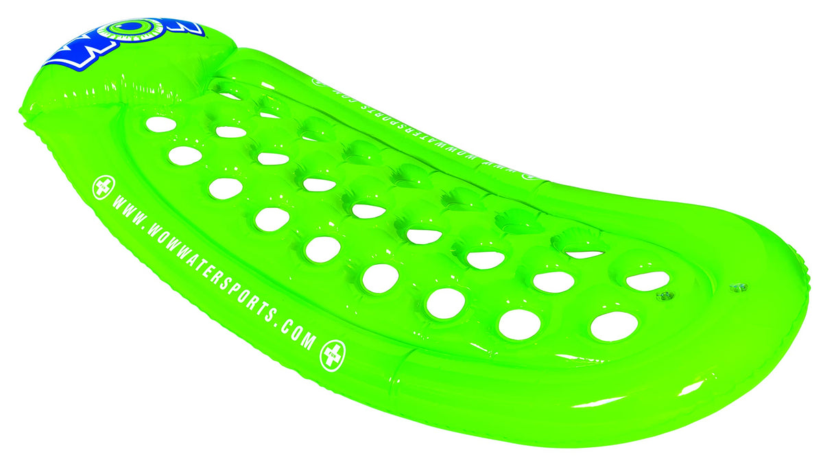 WOW SPORTS 13-2010 WOW Sports - Inflatable Pool Float Green Lounger - Swimming Pool Lounge - Great Float Raft For Tanning