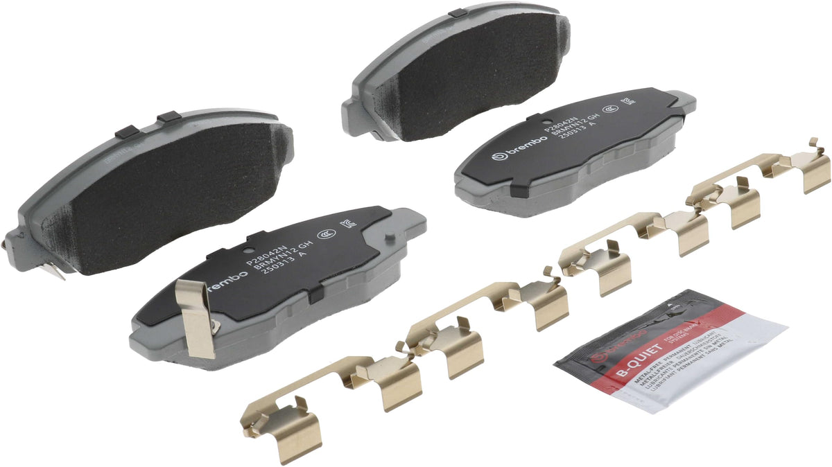BREMBO P28042N Brembo P28042N Premium Ceramic Front Disc Brake Pad Set HONDA/HONDA (DONGFENG)/HONDA (GAC) OE# 45022S01A01