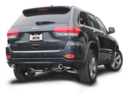 BORLA 140406 BORLA 140406 Cat-Back System for 2011-2021 Jeep Grand Cherokee Sub Models Limited/Overland/Trailhawk 5.7L V8 Auto. Trans. 2 & 4WD 4 Door With "Under Bumper" Tip Exit. EXC. With Reusable Factory Tips