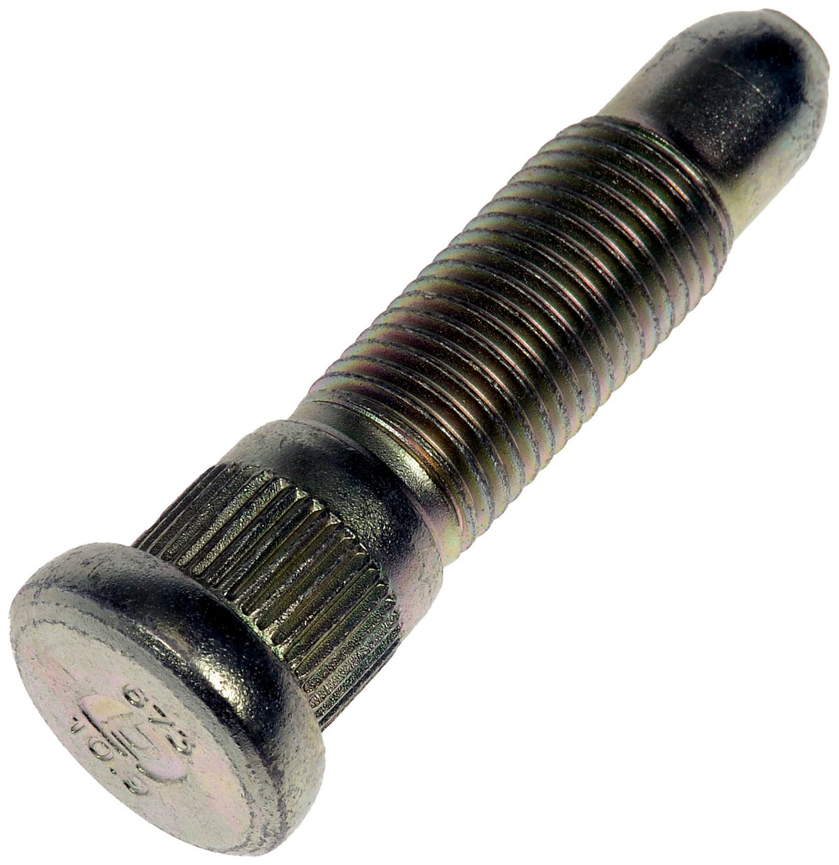 DORMAN 610-673 Dorman 610-673 Front M14-1.50 Serrated Wheel Stud - 15.75 mm Knurl, 64.50 mm Length Compatible with Select Chevrolet/GMC Models, 10 Pack
