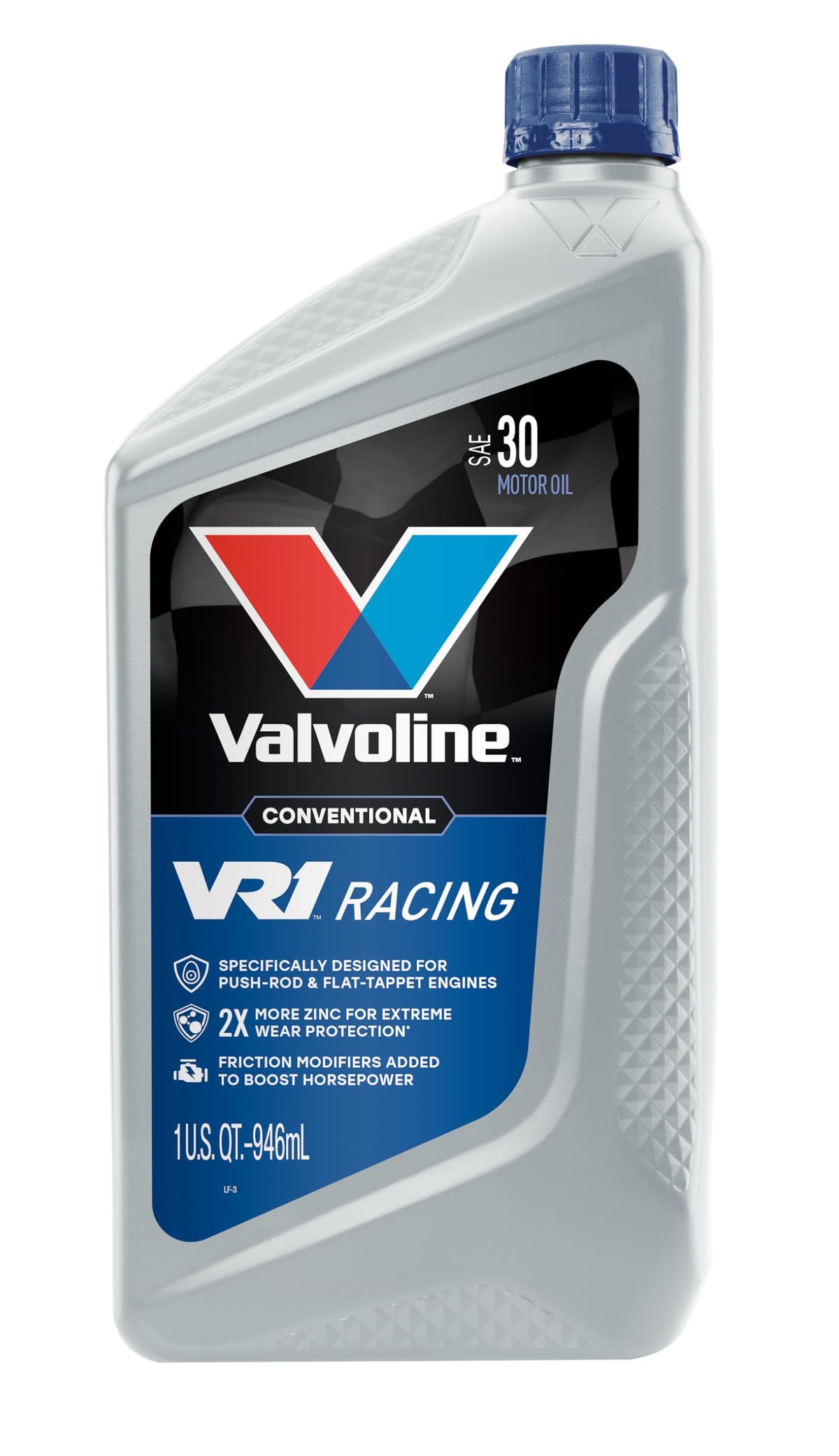 VALVOLINE 822401 Valvoline VR1 Racing SAE 30 Motor Oil 1 QT, Case of 6