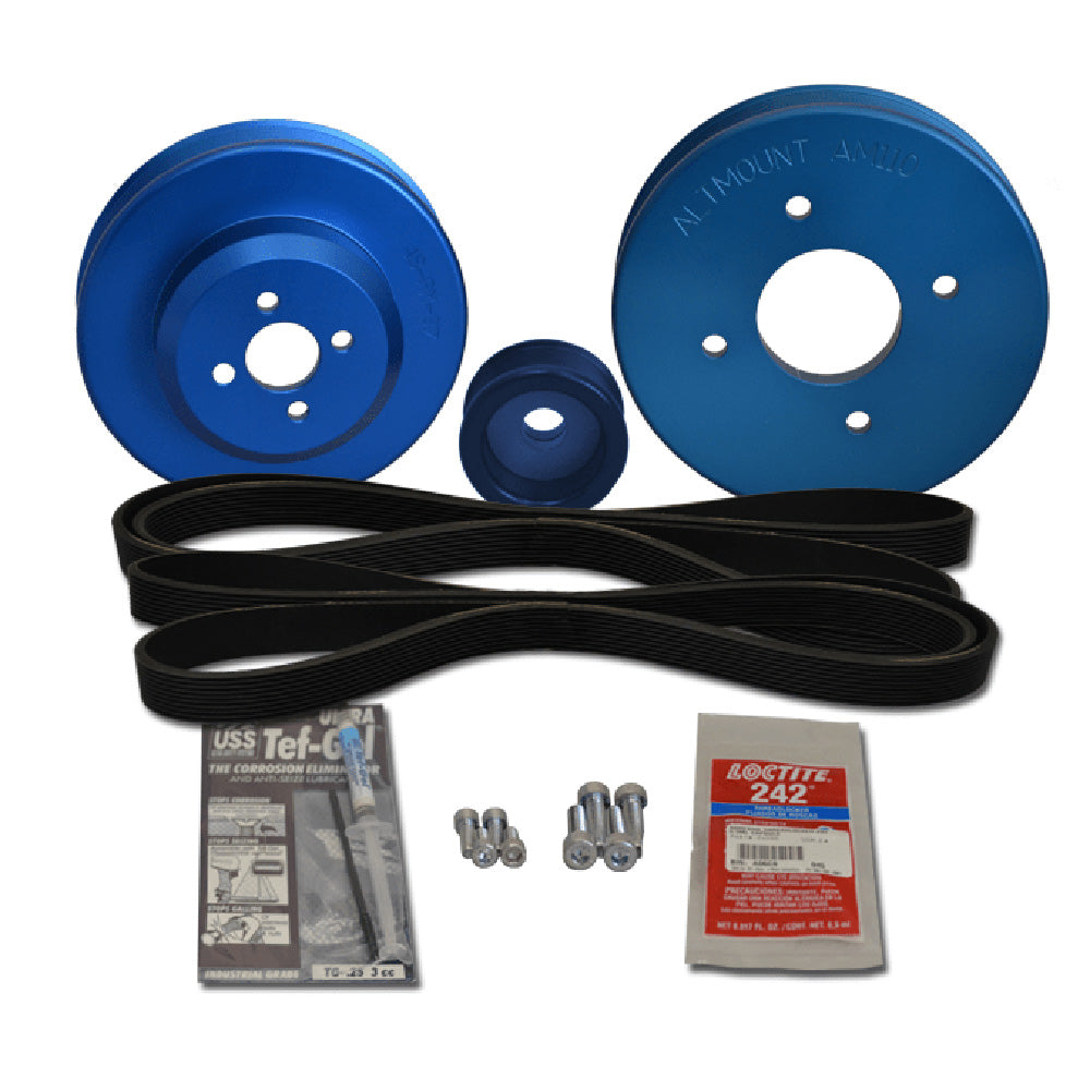 Balmar 48-YSP-4JH-E Balmar Pulley Kit f/Yanmar 4JH2-TE, 4JH2-HTE, 4JH2-DTE 4JH2-UTE