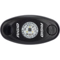 RIGID Industries A-Series Black Low Power LED Light - Single - Red