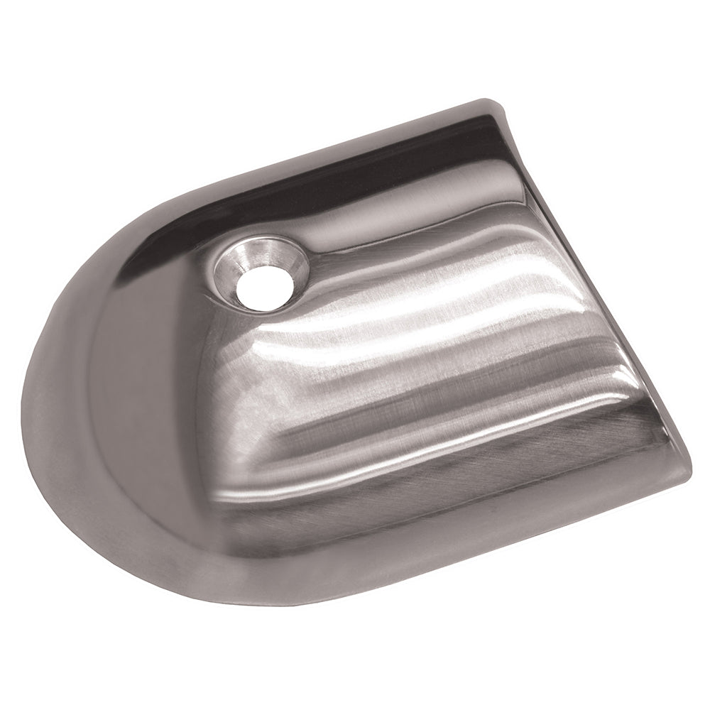 TACO Marine F16-0091 TACO Polished Stainless Steel 2-19/64&rsquo;&rsquo; Rub Rail End Cap