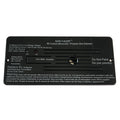 Safe-T-Alert Combo Carbon Monoxide Propane Alarms Flush Mount - Black