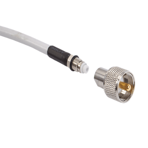 Shakespeare PL-259-ER Shakespeare PL-259-ER Screw-On PL-259 Connector f/Cable w/Easy Route FME Mini-End