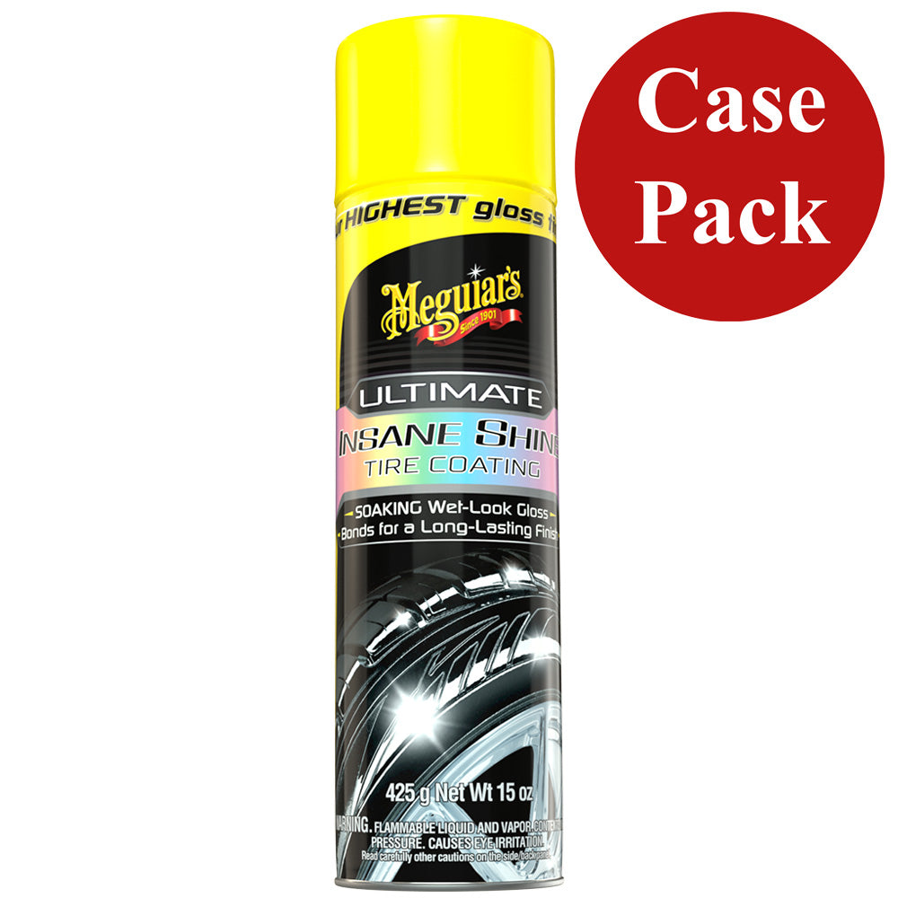 Meguiar's G190315CASE Meguiar's Ultimate Insane Shine&trade; Tire Coating - 15oz. *Case of 6*