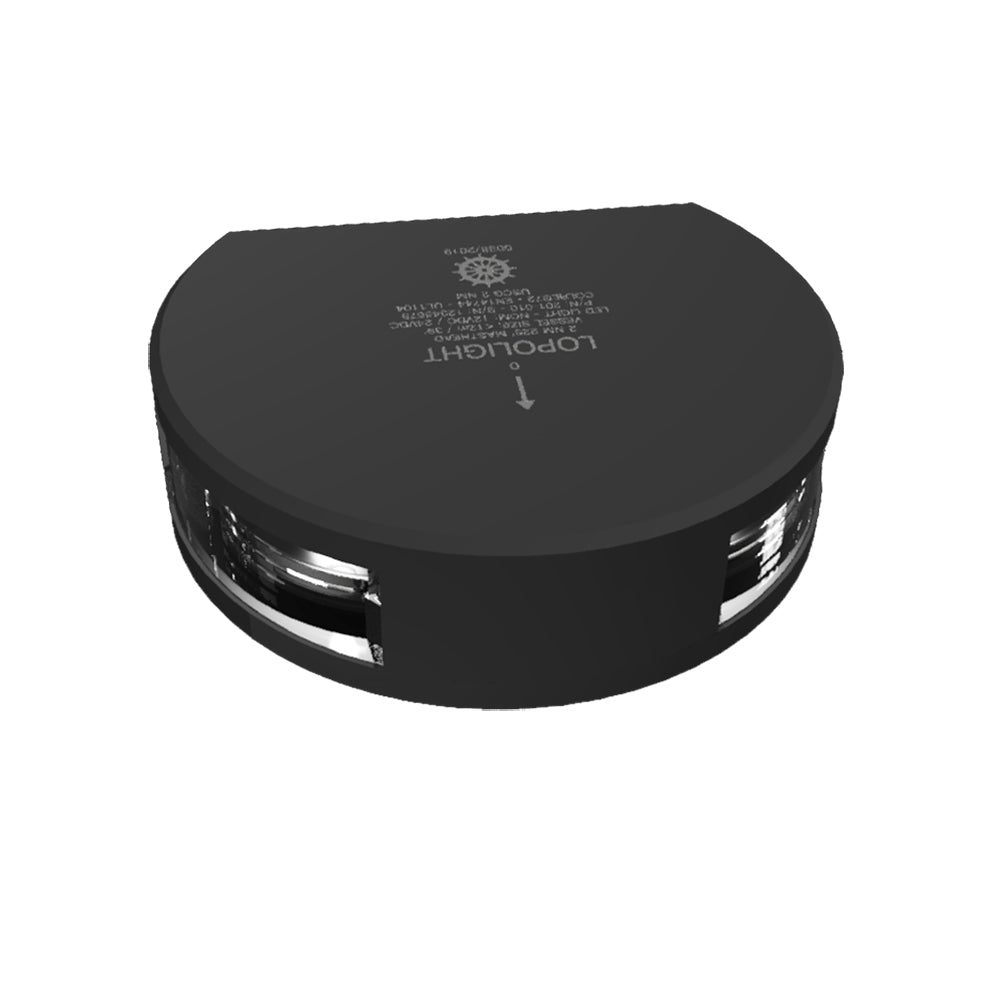 Lopolight 201-010-B Lopolight Series 201-010 - Masthead Light - 2NM - Vertical Mount - White - Black Housing