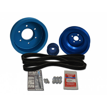 Balmar 48-YSP-4JH-D Balmar Pulley Kit f/Yanmar 4JH3-TE, 4JH3-HTE