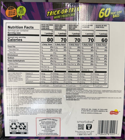 Frito-Lay Frito-Lay Mini Treat Size Halloween Snack Variety Pack, 60 Count