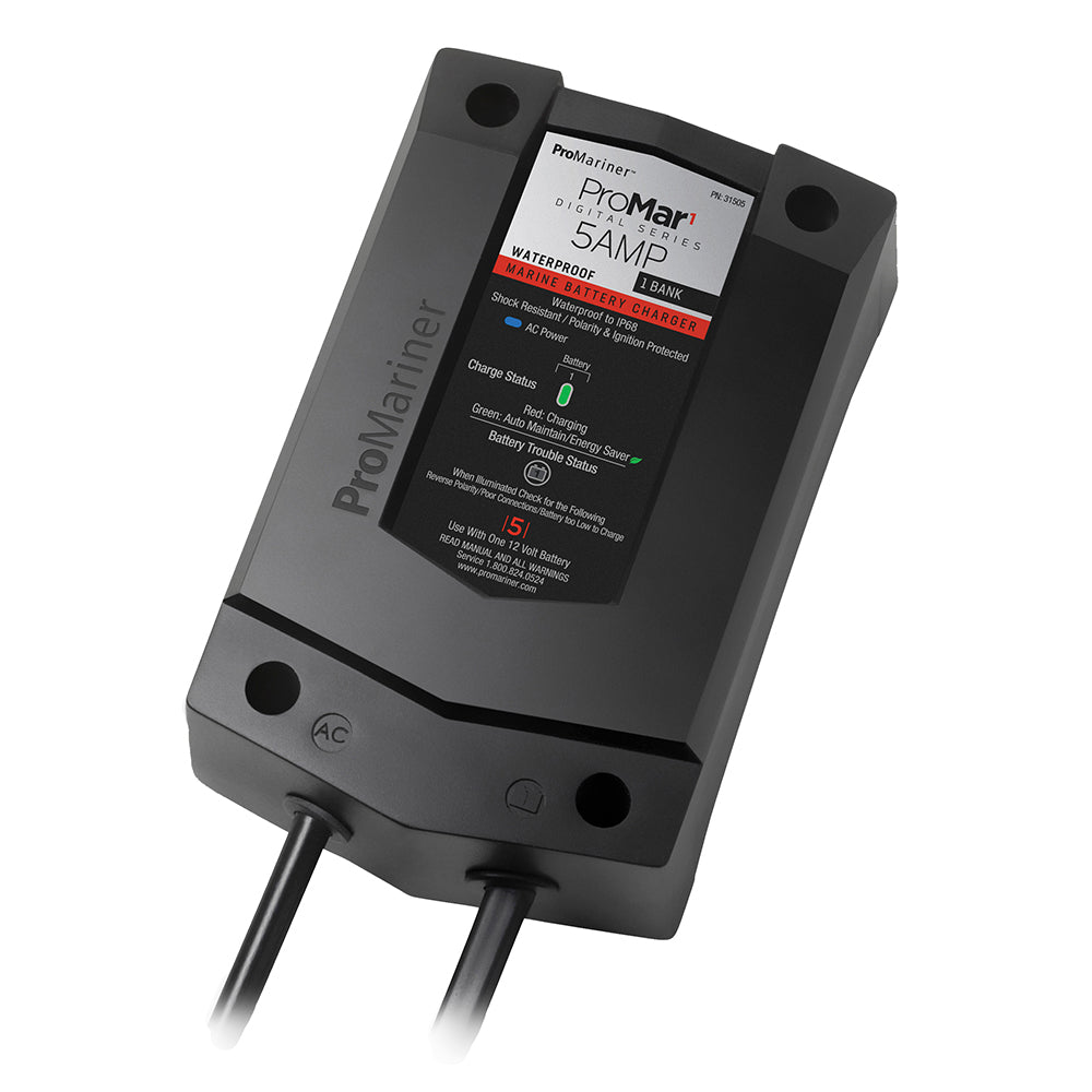 ProMariner 31505 ProMariner ProMar1 DS Digital - 5 Amp - 1 Bank Charger