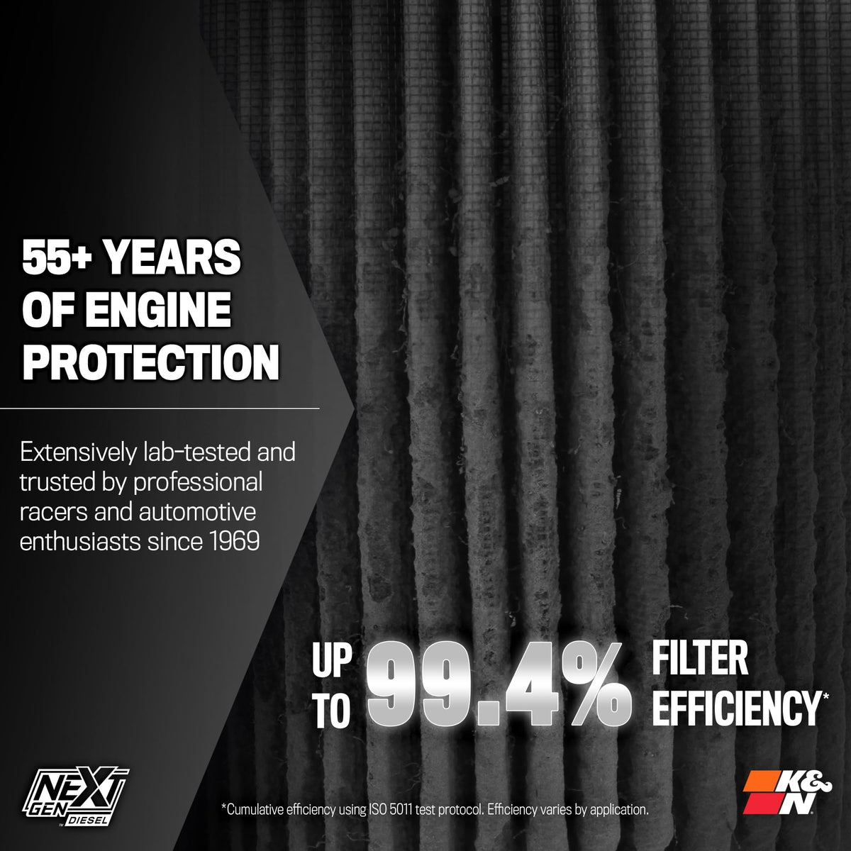 K&N FILTER 50-2600D K&N NextGen Diesel Dryflow Cold Air Intake: Compatible with 2017-2019 FORD; F250; F350; F450; F550; 50-2600D