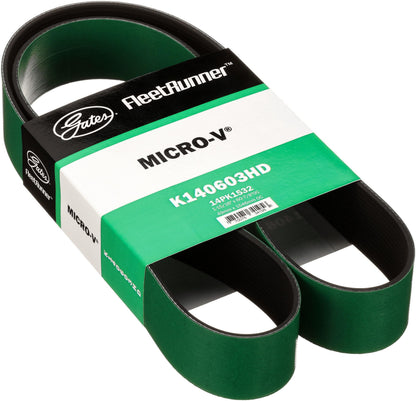 Gates K140603HD FleetRunner Micro-V Serpentine Drive Belt