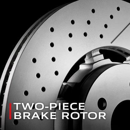 Brembo 09.A945.33 Dual Cast vented drilled/grooved Front Brake
