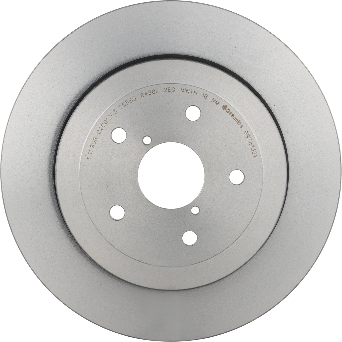 BREMBO 09781321C02 Brembo 09.7813.21 UV Coated Pillar Vented Rear Brake Rotor SUBARU OE# 26700FE050