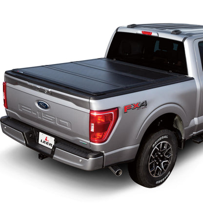 LEER 631342 LEER HF350M 3-Panel Folding Tonneau Cover, Fits 2024-2026 Ford Ranger with 4'10" Truck Bed