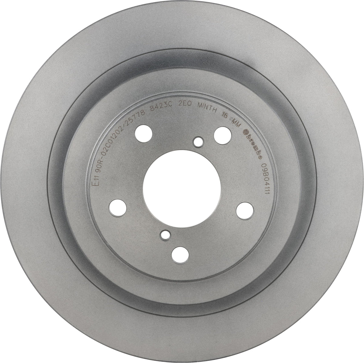 BREMBO 09B04111C02 Brembo 09.B041.11 UV Coated vented Rear Brake Rotor SUBARU OE# 26700AE080