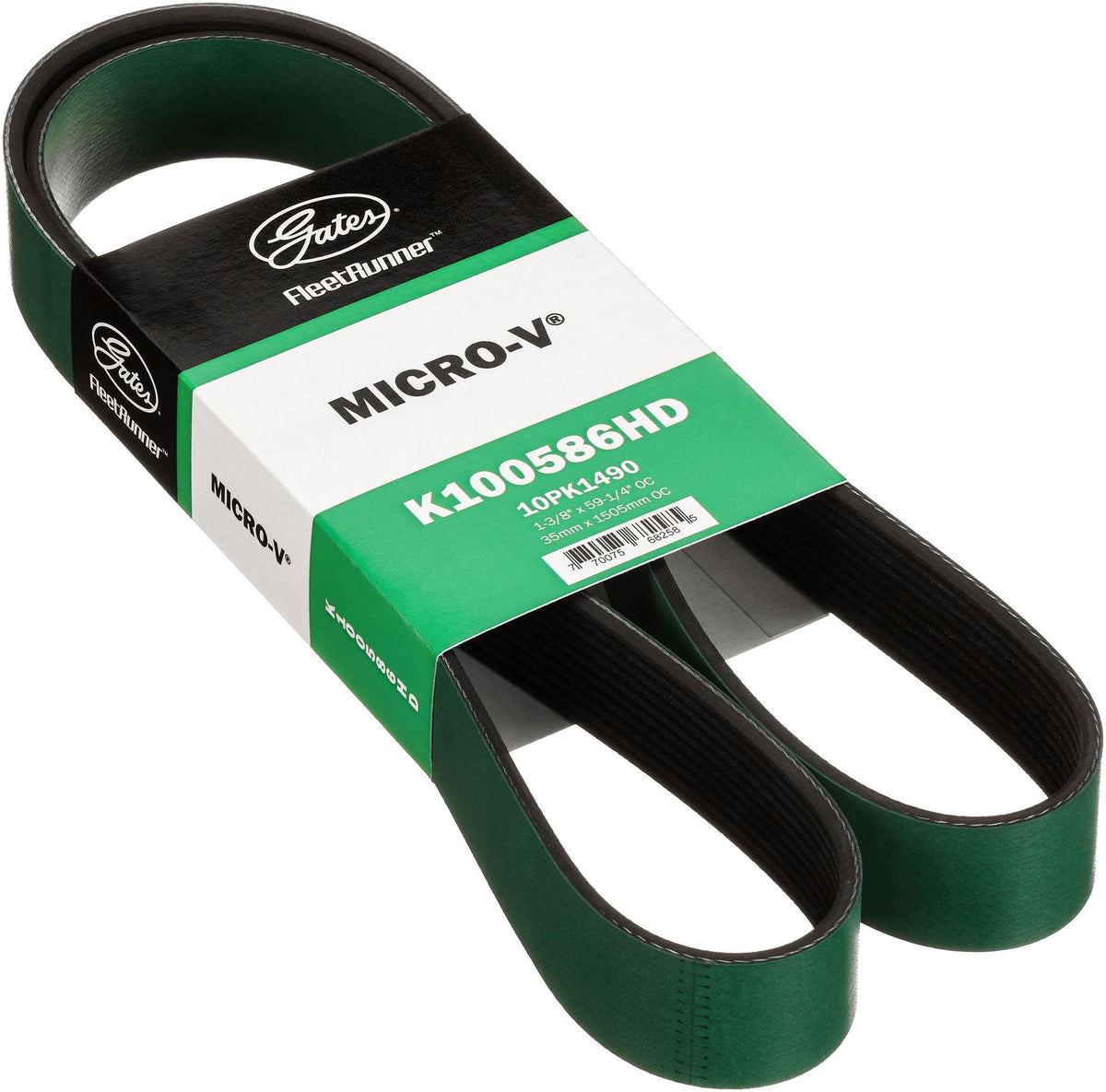 Gates K100586HD Fleet Runner Heavy Duty Micro V Serpentine