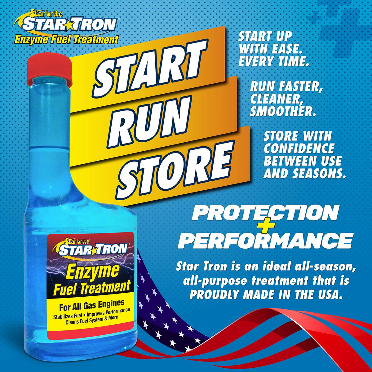 STAR BRITE 14316 Star Tron Enzyme Fuel Treatment - Gas, Stabilizes Old Gasoline