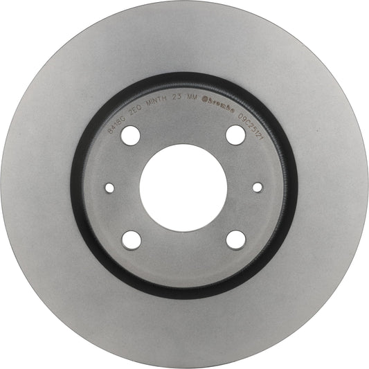 BREMBO 09C25121C02 Brembo 09.C251.21 UV Coated vented Front Brake Rotor FORD (USA) OE# AS4Z1125A