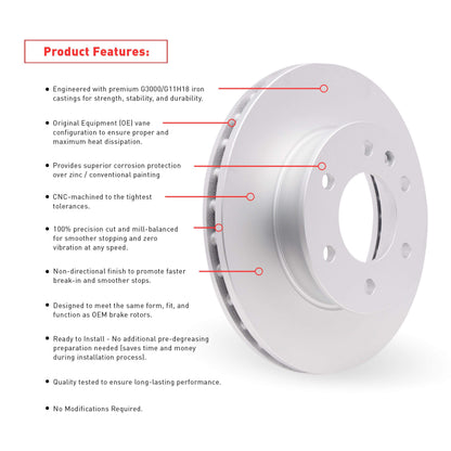 Dynamic Friction 604-59059 Rear Brake Rotor