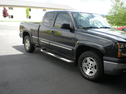 FLOWMASTER 17395 Flowmaster 17395 American Thunder Cat-Back Exhaust Kit 3 Inch Aluminized Steel 3 Inch Stainless Tips Compatible with 1999-2007 Classic Chevy Silverado GMC Sierra 1500 4.8L 5.3L Extended Cab Short Bed