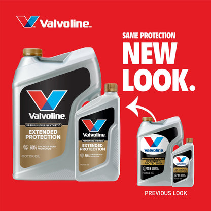 VALVOLINE 891680 Valvoline Extended Protection Full Synthetic Motor Oil SAE 5W-20 1 QT