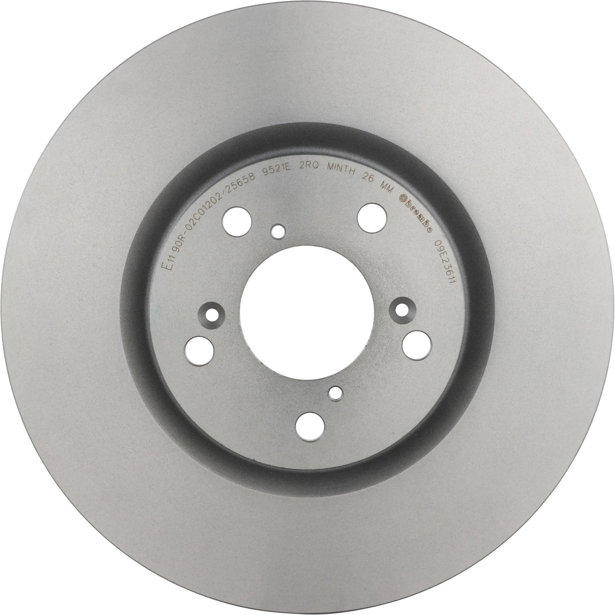 Brembo 09.E236.11 UV Coated vented Front Brake Rotor ACURA/HONDA