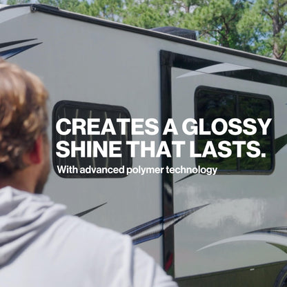 WALEX WALWW64 Walex Premium Wash & Wax - All-in-One High Foaming Formula - Cleans, Protects, and Adds brilliant shine to RV/Marine/Trailer/Auto surfaces - Cherry Fragrance, 64oz