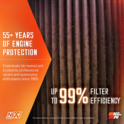 K&N FILTER 50-2628 K&N NextGen Cold Air Intake System: High-Flow Cotton Filter: Compatible with 2024-2025 FORD: Ranger Raptor, 50-2628