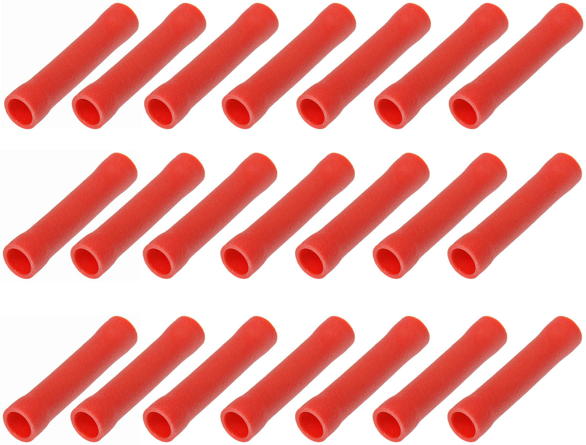 DORMAN 85497 Dorman 85497 22-18 Gauge Butt Terminal, Red, 100 Pack Universal Fit