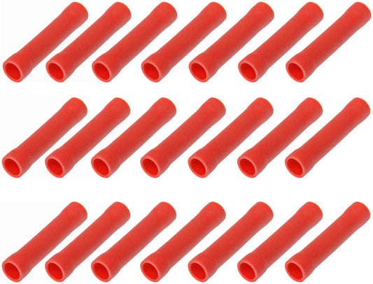 DORMAN 85497 Dorman 85497 22-18 Gauge Butt Terminal, Red, 100 Pack Universal Fit