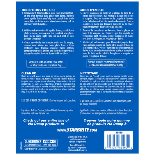 STAR BRITE 085460 STAR BRITE No Damp Dehumidifier Bucket - 24 OZ (085460)