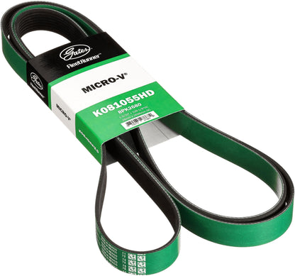 Gates K081055HD FleetRunner Micro-V Serpentine Drive Belt