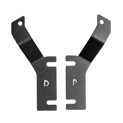 GO RHINO 732325T Go Rhino XE Hood Hinge Cube Light Mount | Mild Steel, Textured Black | 732325T | Fits 2017-2023 Nissan Titan
