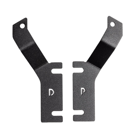 GO RHINO 732325T Go Rhino XE Hood Hinge Cube Light Mount | Mild Steel, Textured Black | 732325T | Fits 2017-2023 Nissan Titan